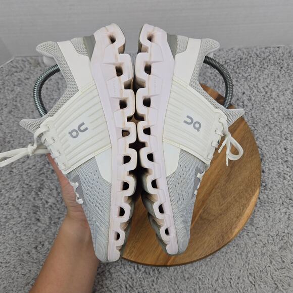 On Running Women 9.5 Cloudswift Glacier White Athletic Casual Daily Running Shoe - Picture 7 of 12